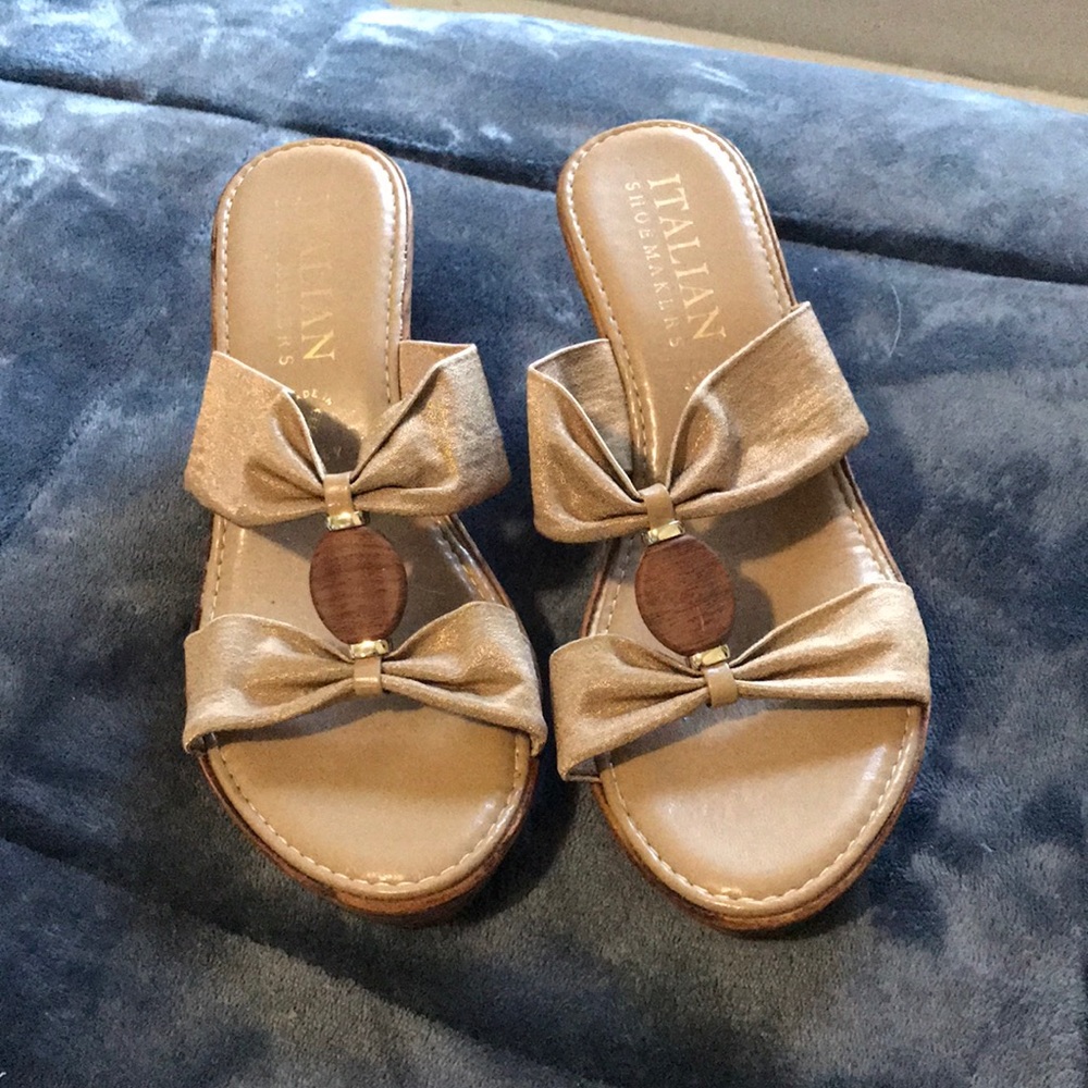 Wedge sandals- Italian Shoemakers